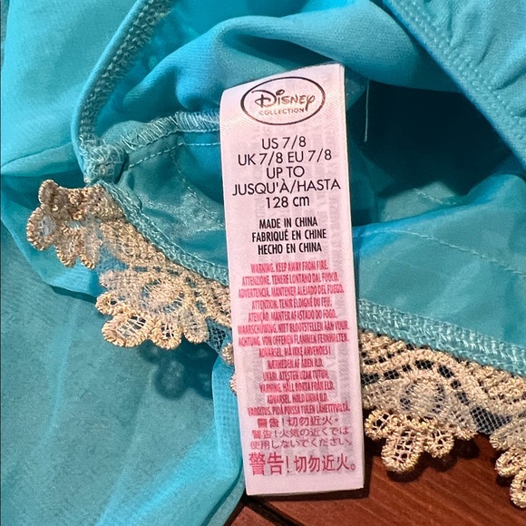 Girls Jasmine Costume - Size 7/8 - Disney - Picture 4 of 10